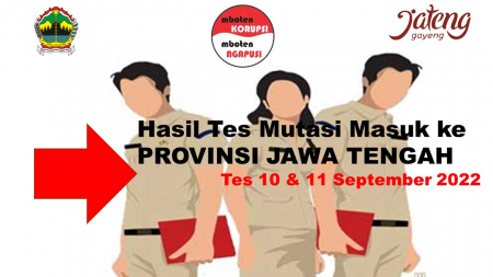 Pengumuman Hasil Tes Mutasi tgl 10 dan 11 Agustus 2022