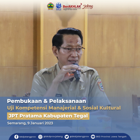 BKD Jateng Fasilitasi Uji Kompetensi Bagi Calon JPT Pratama
