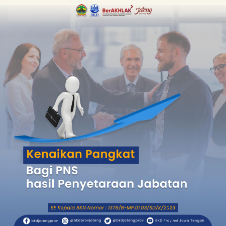 BKN Terbitkan SE Kenaikan Pangkat Bagi PNS Hasil Penyetaraan