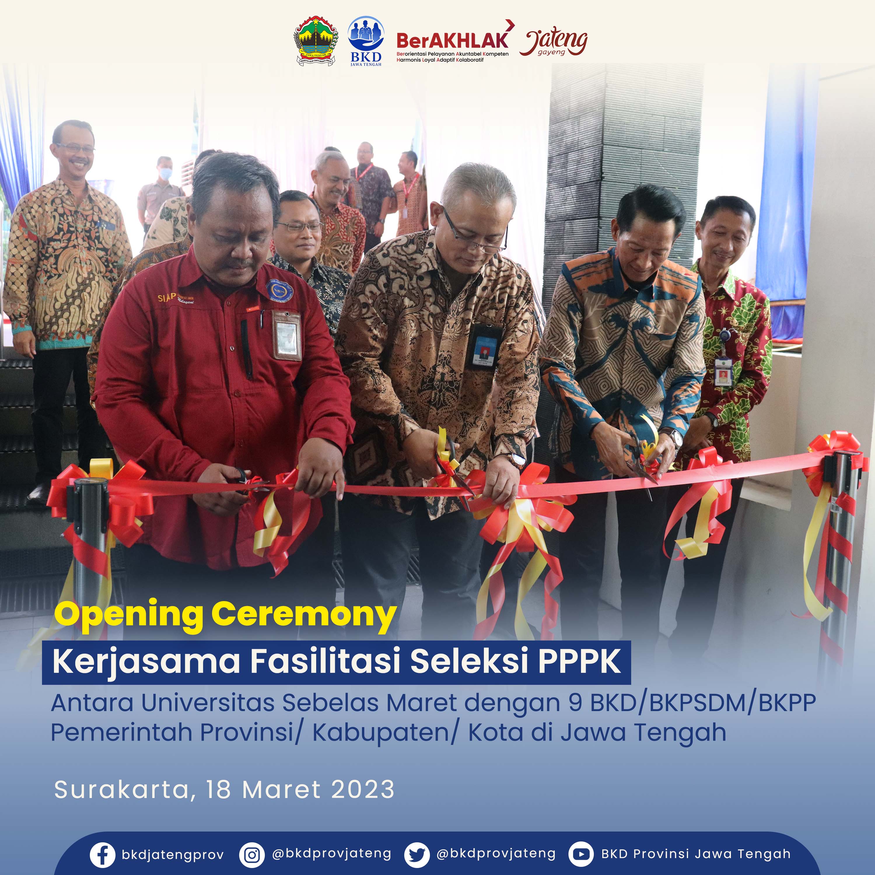 Opening Ceremony Kerjasama Fasilitasi seleksi PPPK