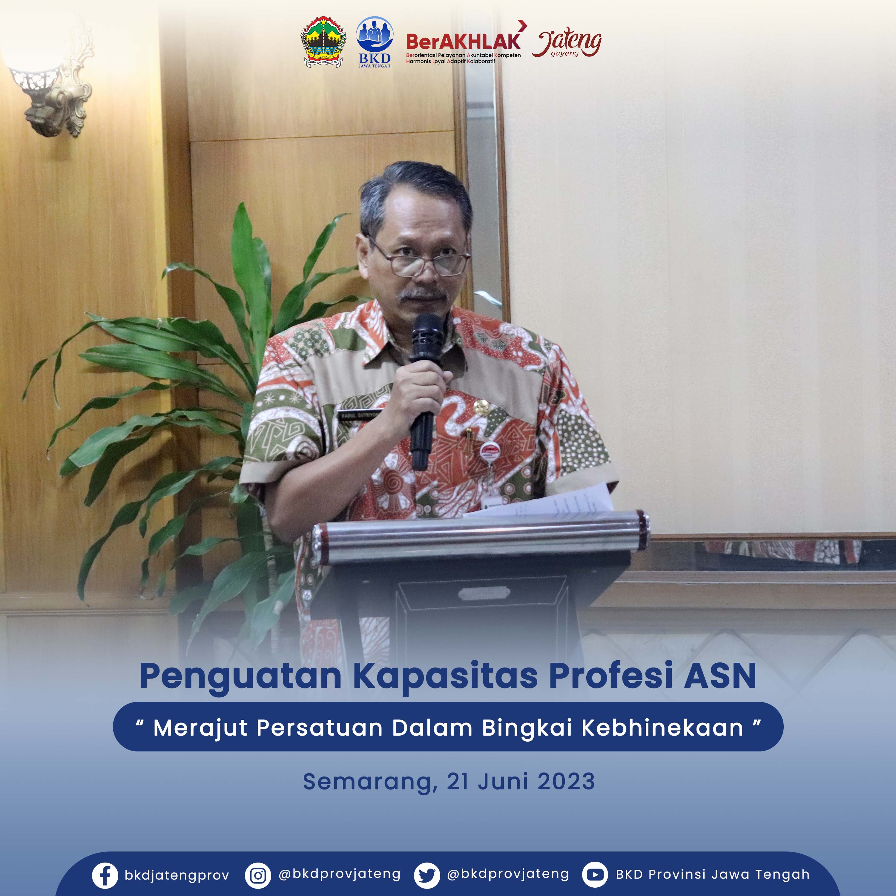 MERAJUT PERSATUAN DALAM BINGKAI KEBHINEKAAN
