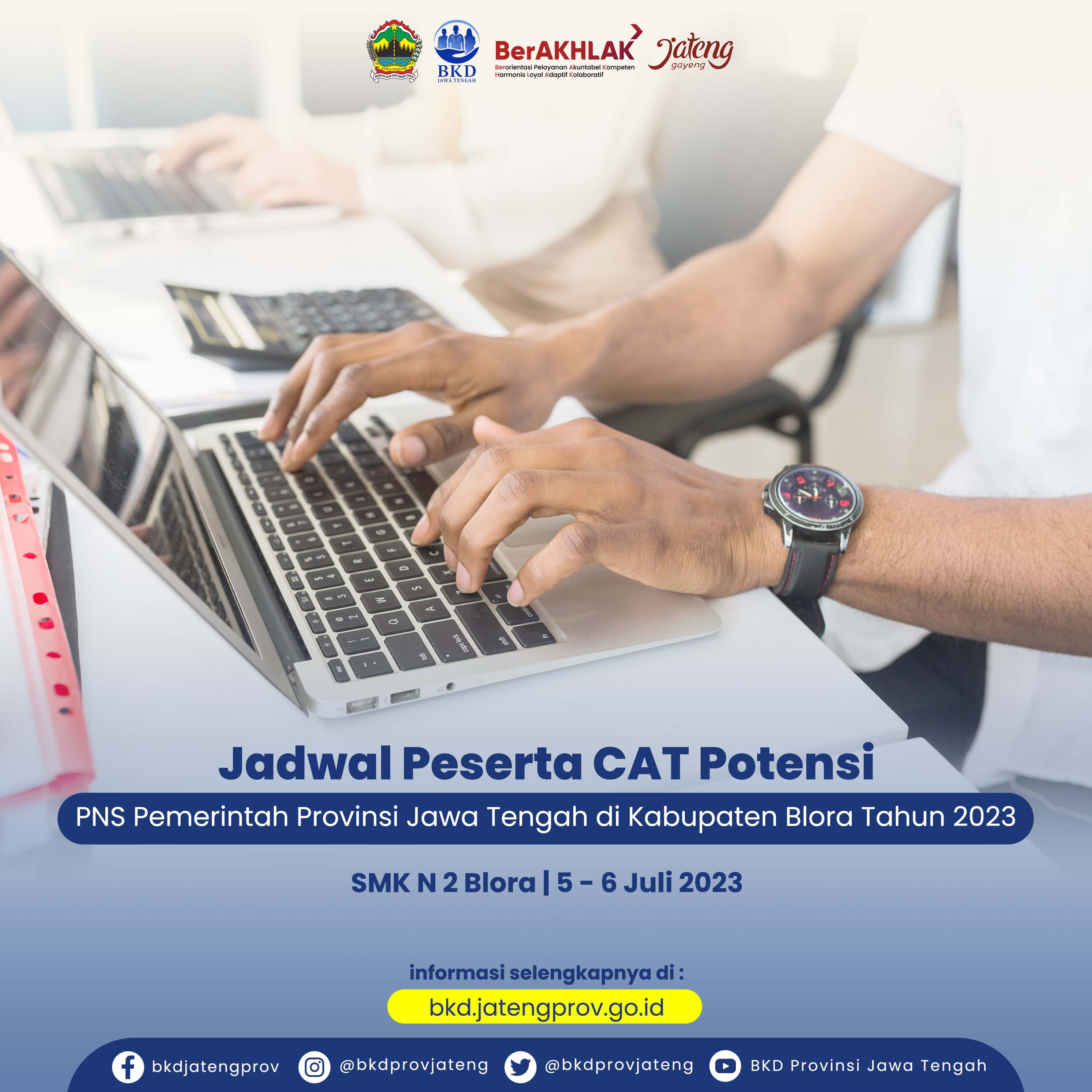 Jadwal Peserta CAT Potensi Wilayah Kabupaten Blora