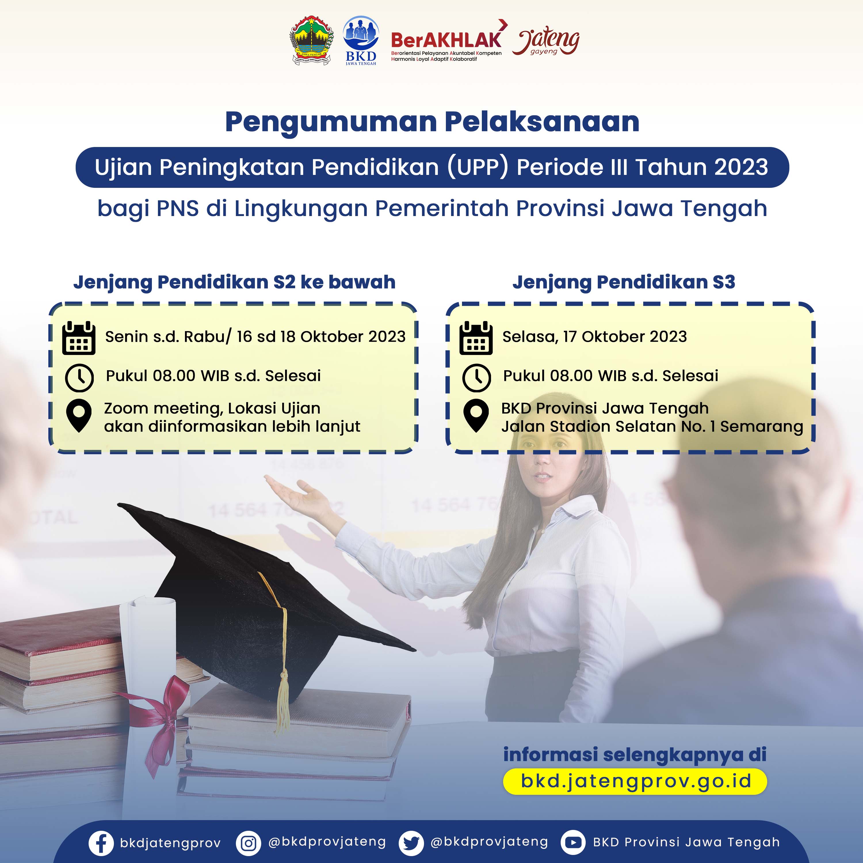 Pelaksanaan Ujian Peningkatan Pendidikan Periode III Tahun 2023