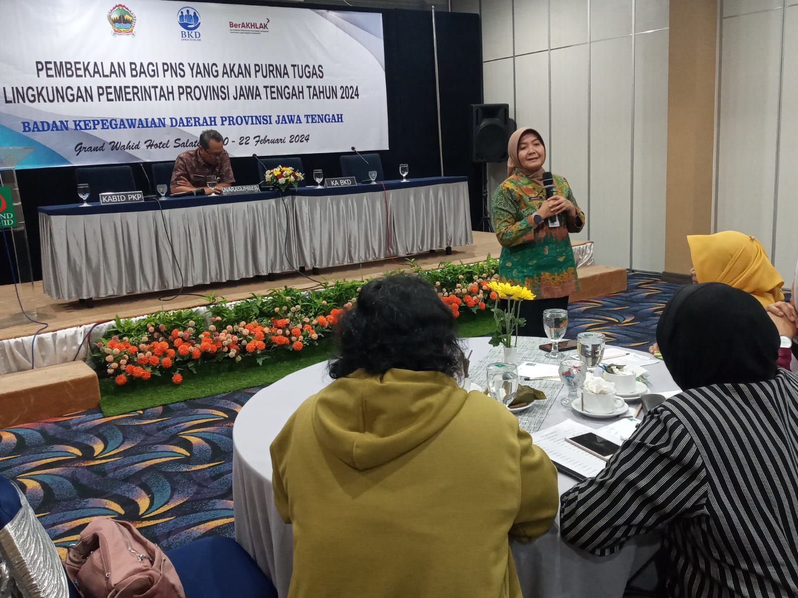 Pembekalan bagi PNS Pemprov Jateng yang akan Memasuki Masa Purna Tugas Tahun Anggaran 2024 Angkatan I