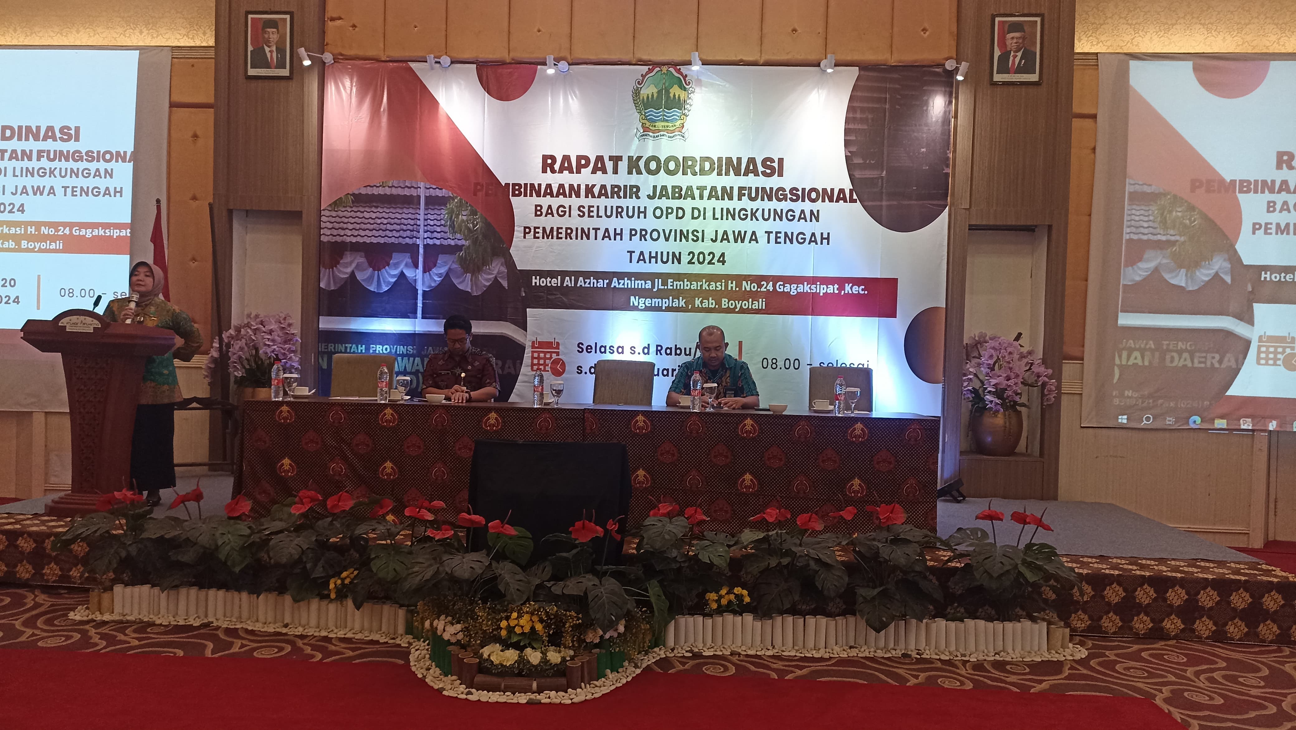 Rapat  Koordinasi Pembinaan  Karir  Jabatan  Fungsional  bagi  seluruh OPD  di  Lingkungan  Pemprov  Jateng Tahun 2024 