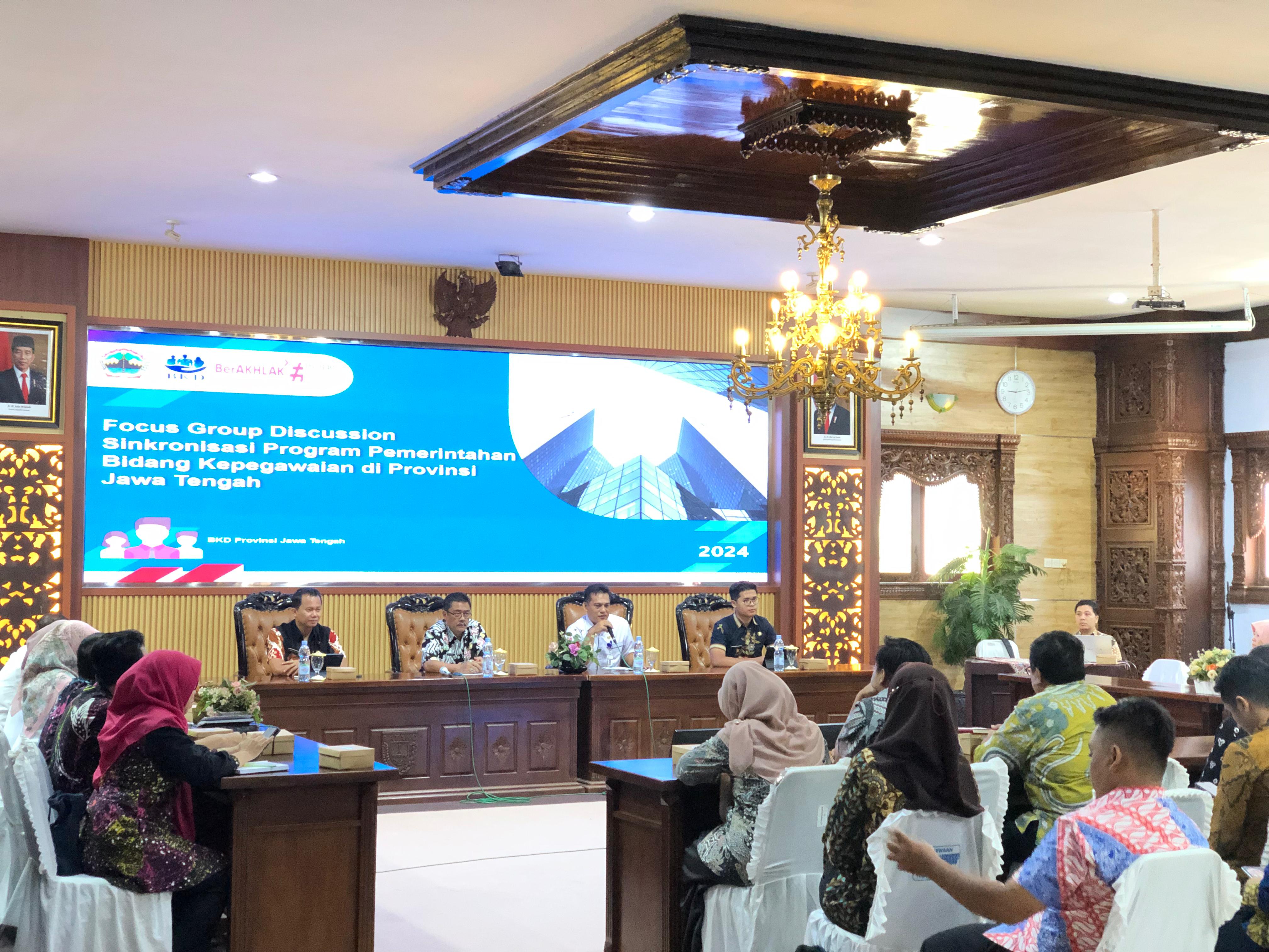 FGD Sinkronisasi Program Pemerintahan Bidang Kepegawaian Batang