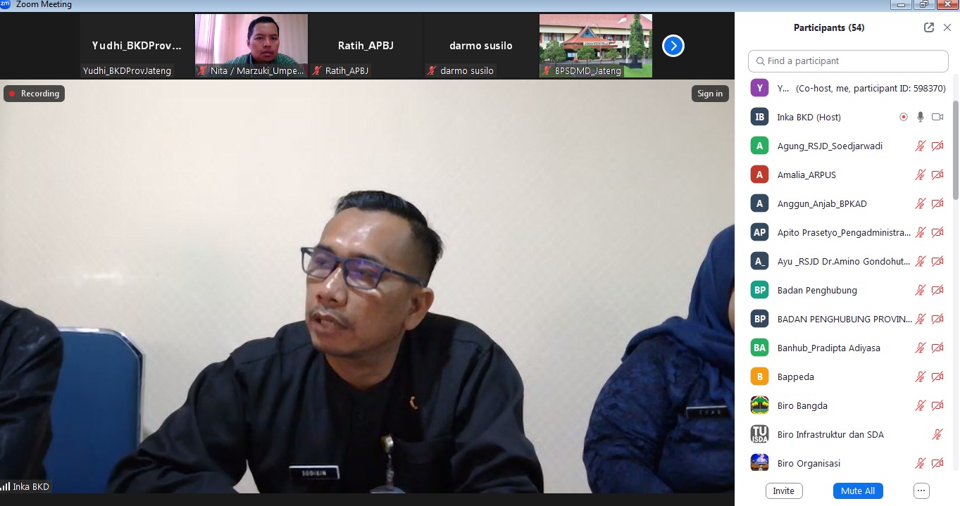 Uji Coba Implementasi SPT KGB Bagi PNS Pemrpov Jawa Tengah Dengan Menggunakan TTE