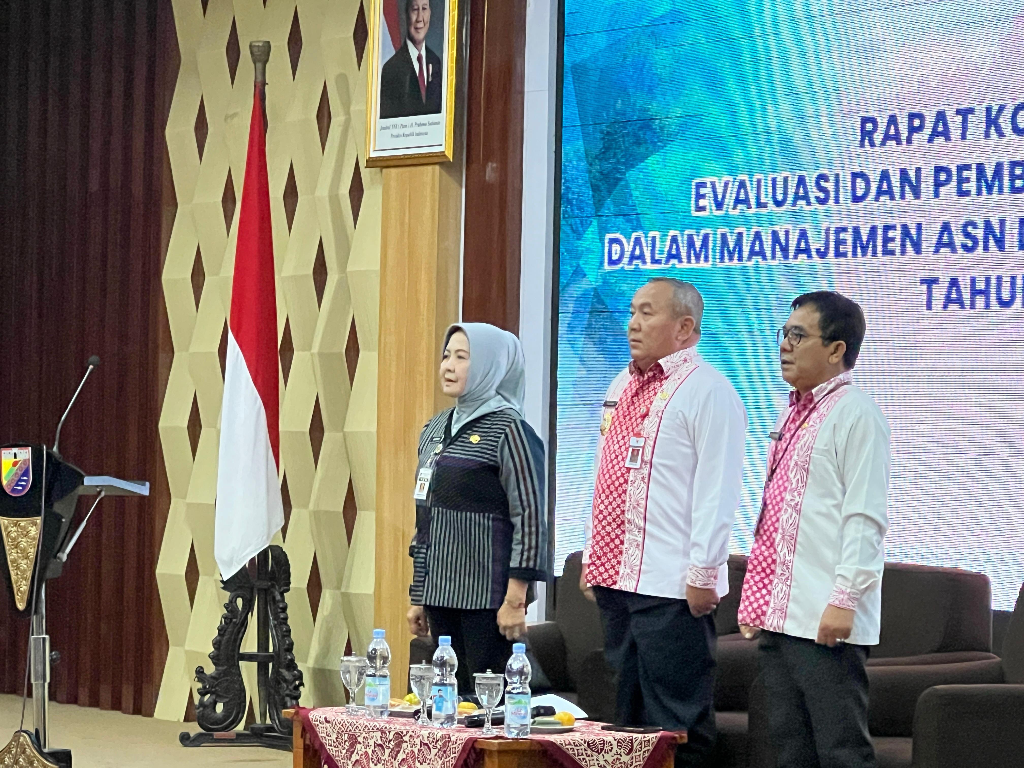Rakor Evaluasi dan Pembinaan Sistem Merit dalam Manajemen ASN di Provinsi Jawa Tengah tahun 2025