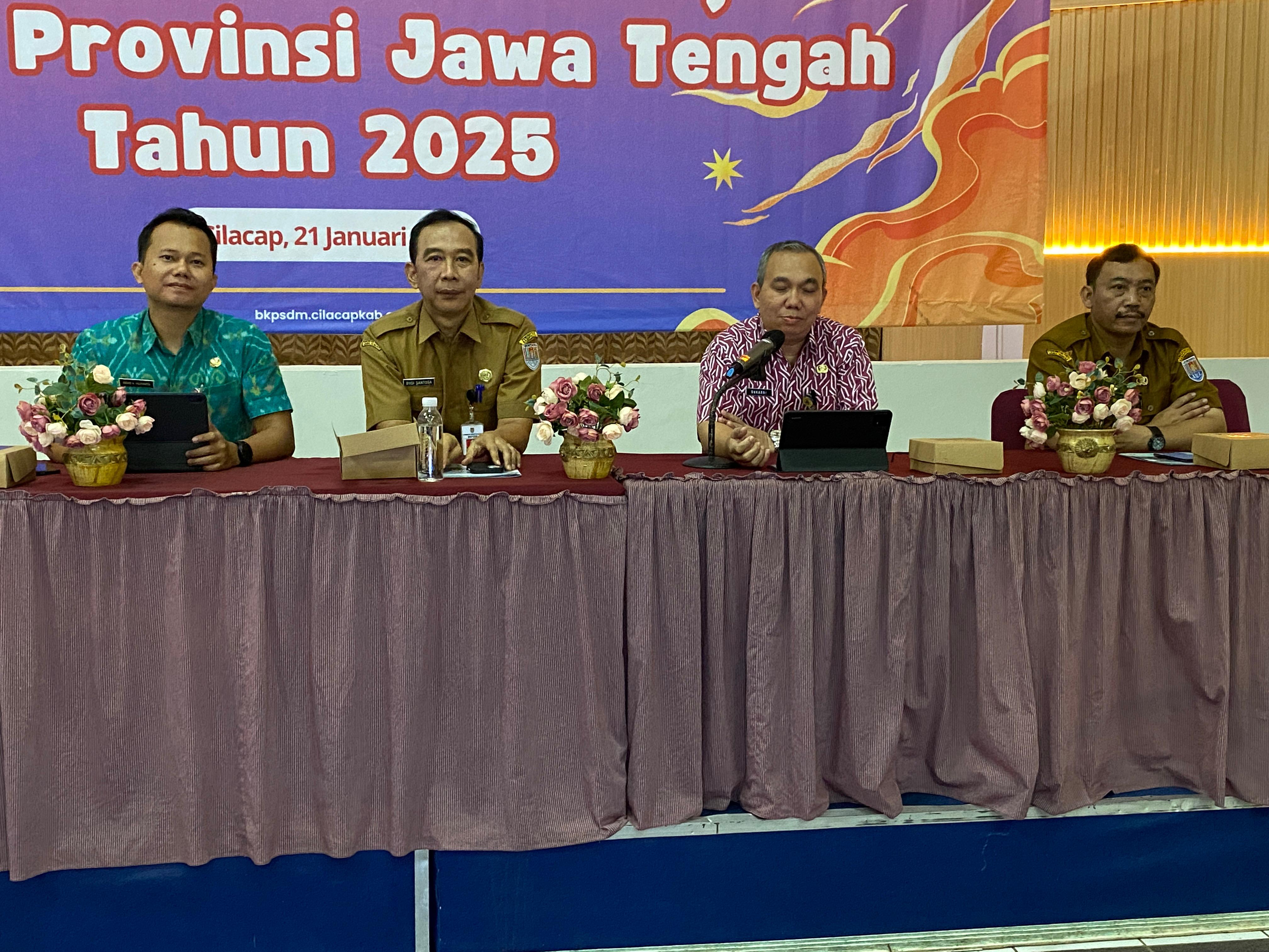 BKD Provinsi Jawa Tengah Menyelenggarakan FGD Asistensi Implementasi Sistem Merit dalam Manajemen ASN di BKPSDM Kabupaten Cilacap