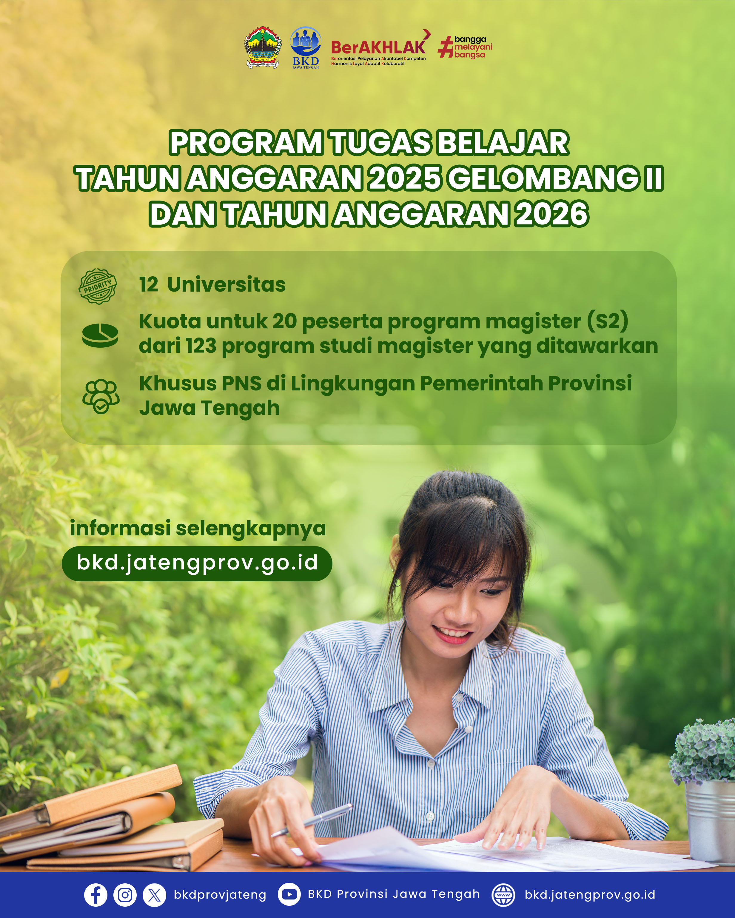 Program Tugas Belajar Tahun Anggaran 2025 Gelombang II dan Tahun Anggaran 2026