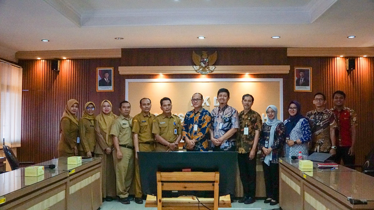 BKD Provinsi Jawa Tengah menerima Kunjungan Kerja BKPSDM Kabupaten Pemalang